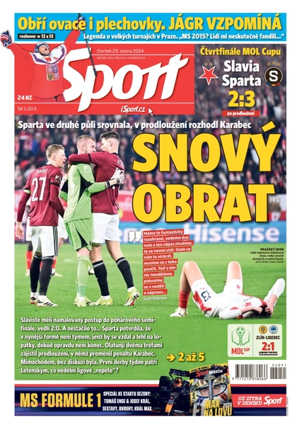 E-magazín Sport - 29.2.2024 - CZECH NEWS CENTER a. s.