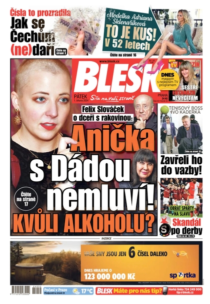 E-magazín Blesk - 1.3.2024 - CZECH NEWS CENTER a. s.