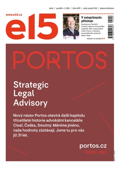 E-magazín E15 - 4.3.2024 - CZECH NEWS CENTER a. s.