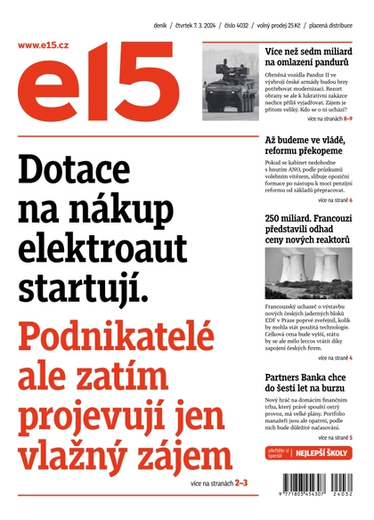 E-magazín E15 - 7.3.2024 - CZECH NEWS CENTER a. s.