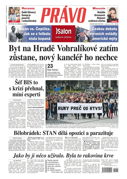 E-magazín Deník Právo - 28.3.2024 - Borgis, a.s.
