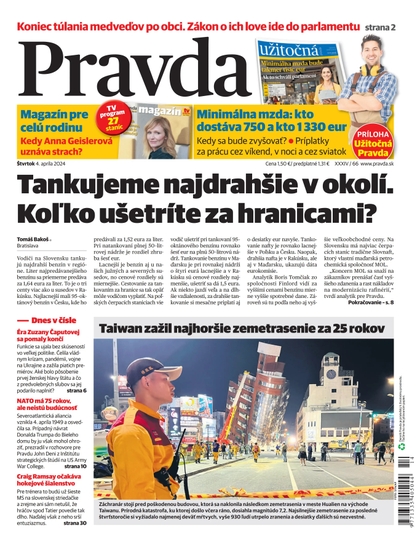 E-magazín Denník Pravda 04. 04. 2024 - OUR MEDIA SR a. s.