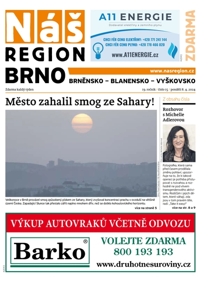 E-magazín Náš Region - Brno 15/2024 - A 11 s.r.o.
