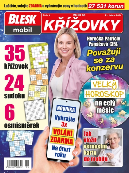 E-magazín BleskMobil křížovky - 4/2024 - CZECH NEWS CENTER a. s.