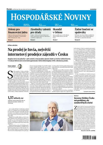 E-magazín HN 085 - 2.5.2024 - Economia, a.s.