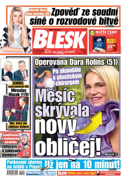 E-magazín Blesk - 2.5.2024 - CZECH NEWS CENTER a. s.