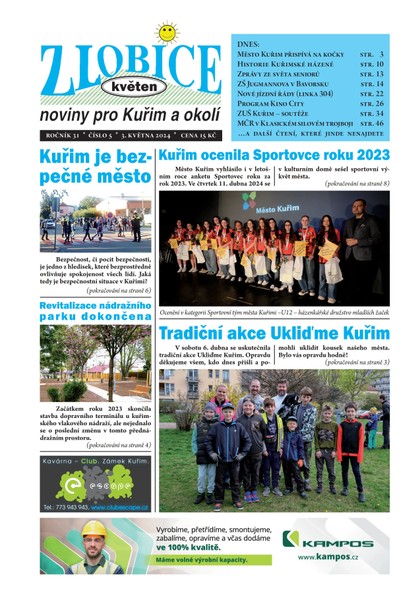 E-magazín Zlobice – noviny pro Kuřim a okolí 5/2024 - Noviny Zlobice