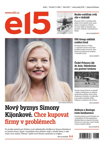 E-magazín E15 - 9.5.2024 - CZECH NEWS CENTER a. s.