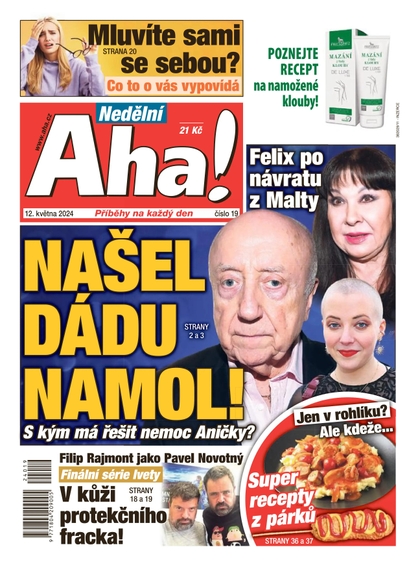 E-magazín Nedělní AHA! - 12.5.2024 - CZECH NEWS CENTER a. s.
