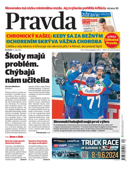 E-magazín Denník Pravda 13. 5. 2024 - OUR MEDIA SR a. s.