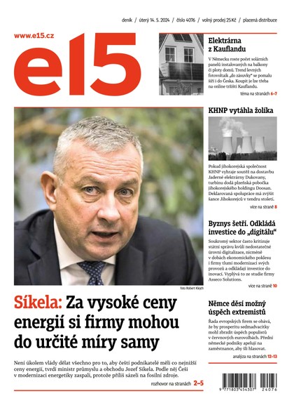 E-magazín E15 - 14.5.2024 - CZECH NEWS CENTER a. s.