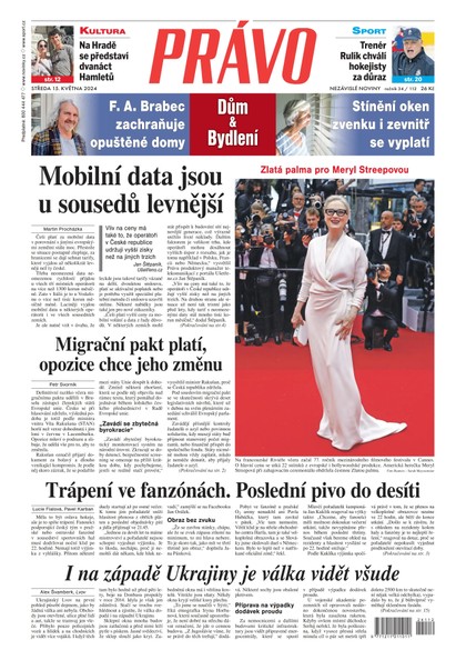 E-magazín Deník Právo - 15.5.2024 - Borgis, a.s.