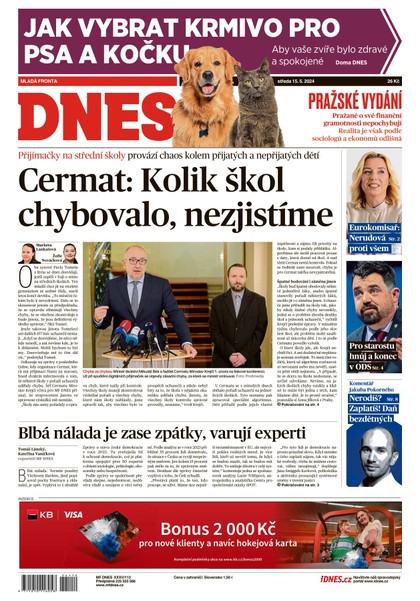 E-magazín MF DNES - 15.5.2024 - MAFRA, a.s.