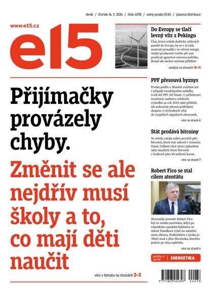 E-magazín E15 - 16.5.2024 - CZECH NEWS CENTER a. s.