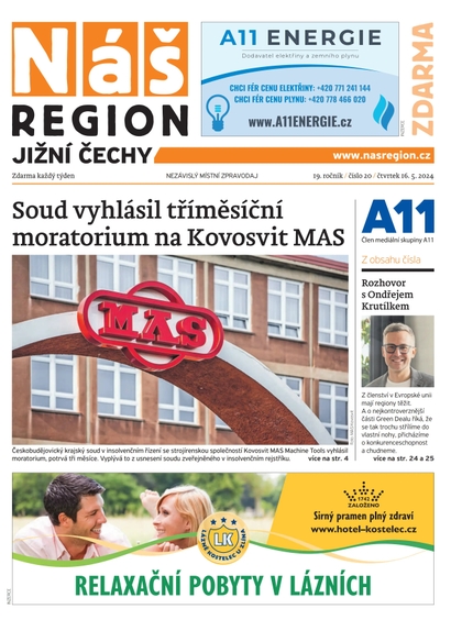 E-magazín Náš Region - Jižní Čechy 20/2024 - A 11 s.r.o.