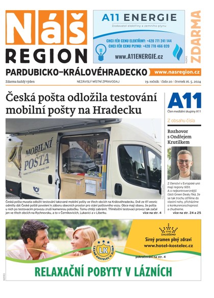 E-magazín Náš Region - Pardubicko/Královéhradecko 20/2024 - A 11 s.r.o.