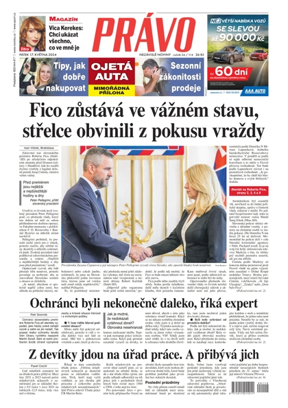 E-magazín Deník Právo - 17.5.2024 - Borgis, a.s.