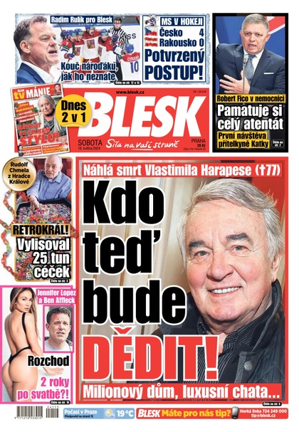 E-magazín Blesk - 18.5.2024 - CZECH NEWS CENTER a. s.