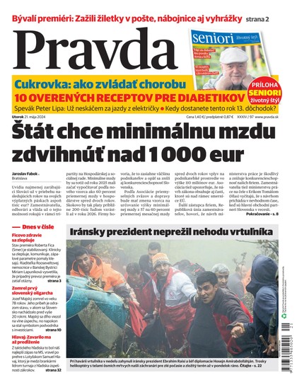 E-magazín Denník Pravda 21. 5. 2024 - OUR MEDIA SR a. s.