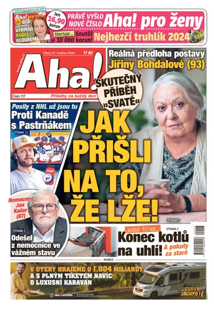 E-magazín AHA! - 21.5.2024 - CZECH NEWS CENTER a. s.