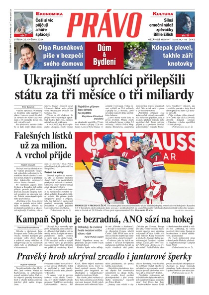 E-magazín Deník Právo - 22.5.2024 - Borgis, a.s.