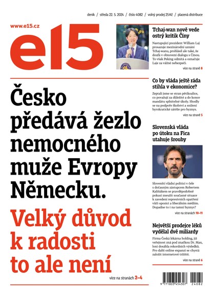 E-magazín E15 - 22.05.2024 - CZECH NEWS CENTER a. s.