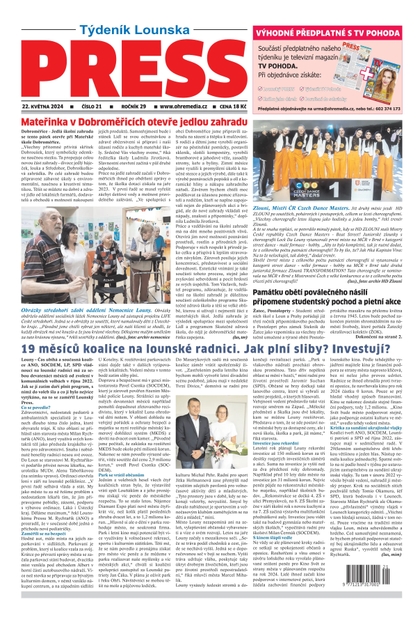 E-magazín Lounský Press 21/24 - Ohře Media