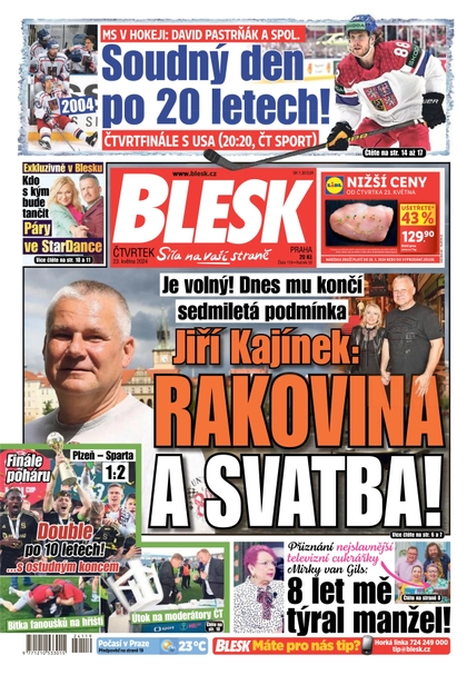 E-magazín Blesk - 23.05.2024 - CZECH NEWS CENTER a. s.