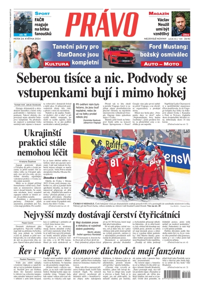 E-magazín Deník Právo - 24.5.2024 - Borgis, a.s.