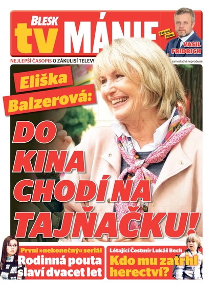 E-magazín Blesk Tv manie - 25.05.2024 - CZECH NEWS CENTER a. s.