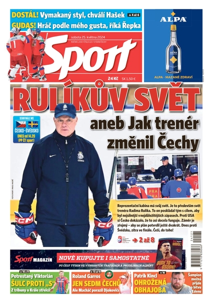 E-magazín Sport - 25.05.2024 - CZECH NEWS CENTER a. s.