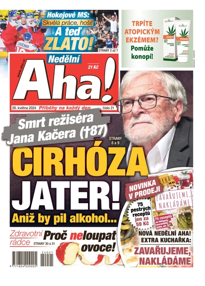 E-magazín NEDĚLNÍ AHA! - 26.05.2024 - CZECH NEWS CENTER a. s.