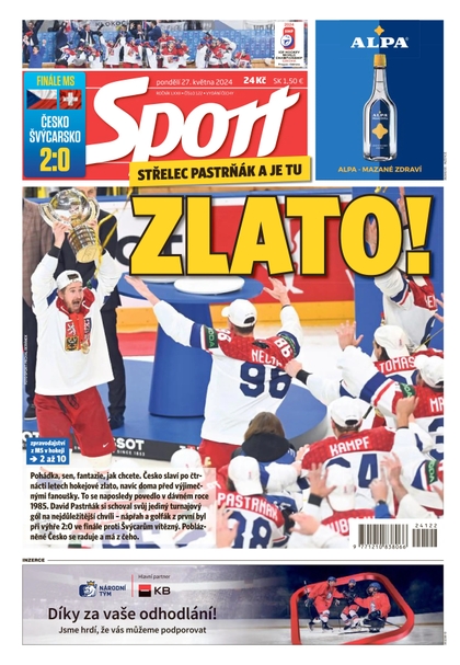E-magazín Sport - 27.05.2024 - CZECH NEWS CENTER a. s.