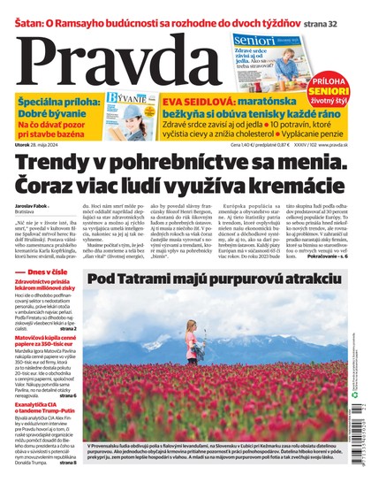 E-magazín Denník Pravda 28. 5. 2024 - OUR MEDIA SR a. s.