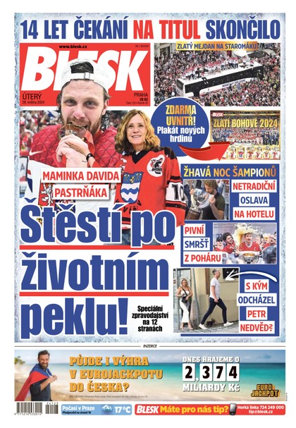 E-magazín Blesk - 28.05.2024 - CZECH NEWS CENTER a. s.