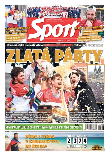 E-magazín Sport - 28.05.2024 - CZECH NEWS CENTER a. s.