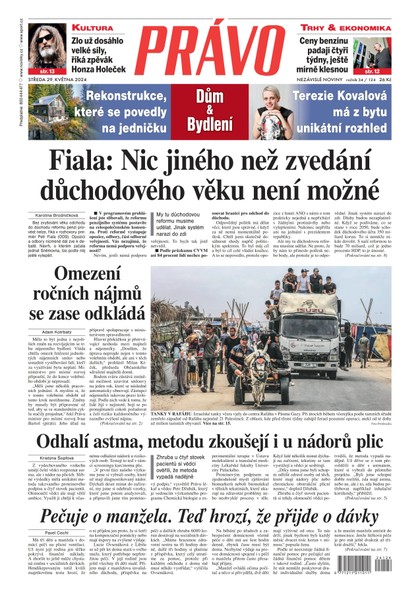 E-magazín Deník Právo - 29.5.2024 - Borgis, a.s.