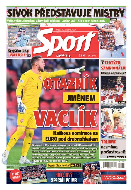 E-magazín Sport - 29.05.2024 - CZECH NEWS CENTER a. s.