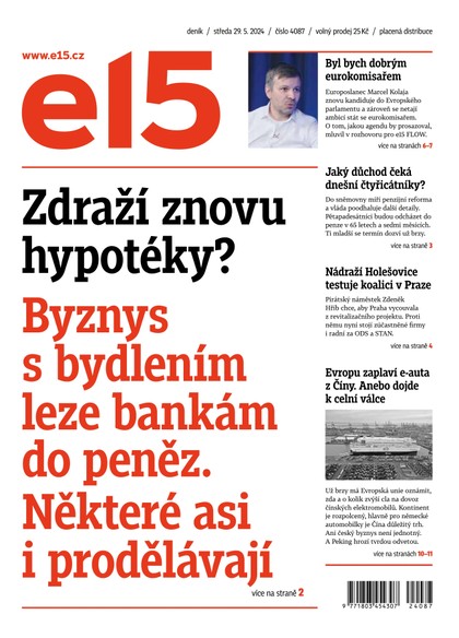 E-magazín E15 - 29.05.2024 - CZECH NEWS CENTER a. s.