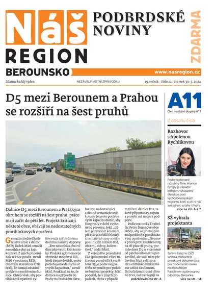 E-magazín Náš Region - Berounsko 22/2024 - A 11 s.r.o.