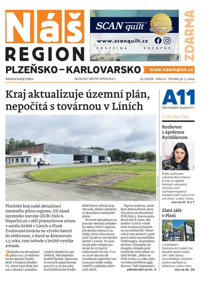 E-magazín Náš Region - Plzeňsko 22/2024 - A 11 s.r.o.