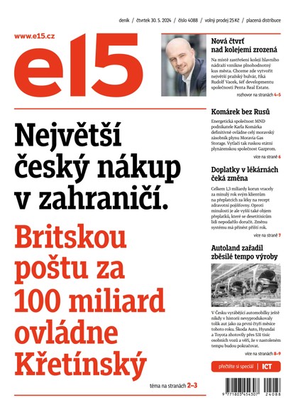 E-magazín E15 - 30.05.2024 - CZECH NEWS CENTER a. s.