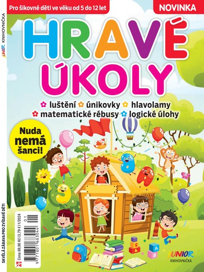 E-magazín Knihovnička Junior - Hravé úkoly na cesty 1/24 - RF Hobby