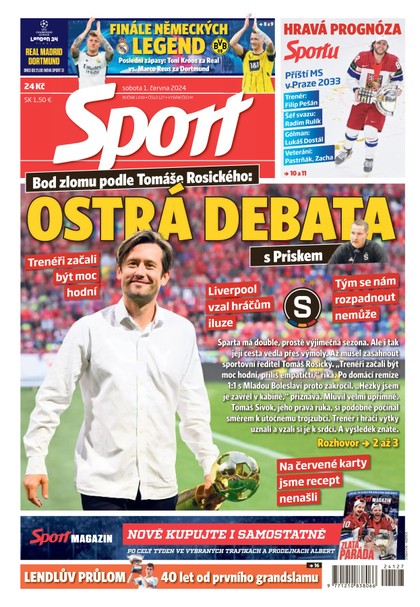 E-magazín Sport - 01.06.2024 - CZECH NEWS CENTER a. s.