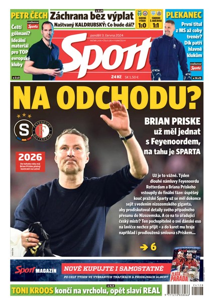 E-magazín Sport - 03.06.2024 - CZECH NEWS CENTER a. s.