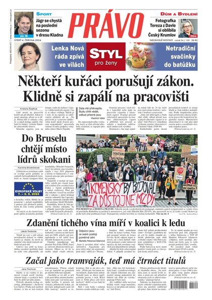 E-magazín Deník Právo - 4.6.2024 - Borgis, a.s.