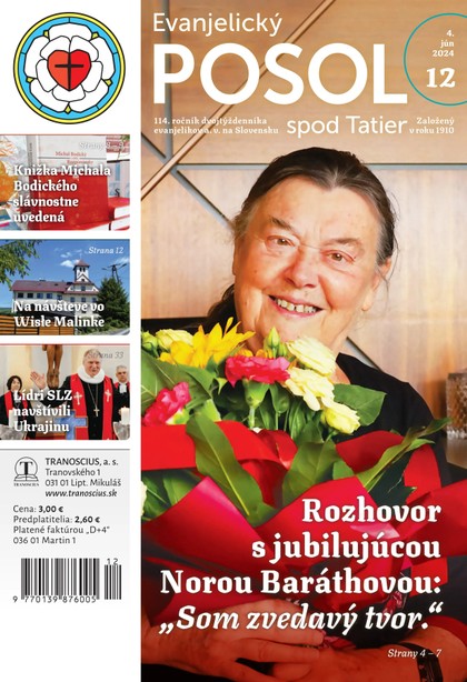 E-magazín Evanjelický posol spod Tatier 12/2024 - TRANOSCIUS a.s.