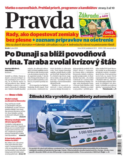 E-magazín Denník Pravda 5. 6. 2024 - OUR MEDIA SR a. s.