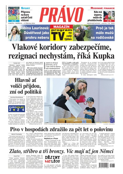 E-magazín Deník Právo - 8.6.2024 - Borgis, a.s.
