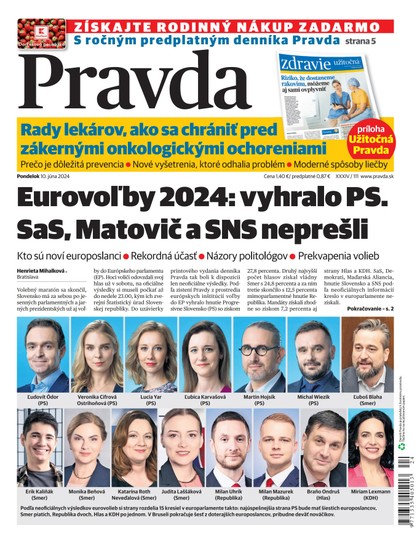 E-magazín Denník Pravda 10. 6. 2024 - OUR MEDIA SR a. s.